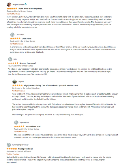 Your FREE Copy of Treasonous (Kindle and eBook)